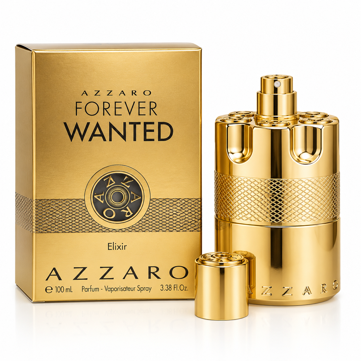 Azzaro Forever Wanted Elixir Parfum Spray 3.3 oz / 100 ml New In Box