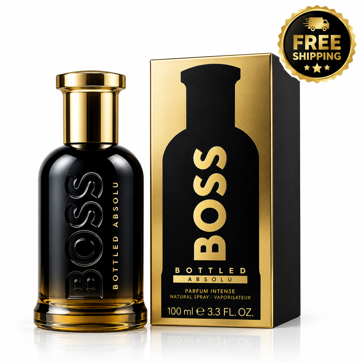 HUGO BOSS Bottled Absolu Parfum Intense 3.3 OZ / 100ML Spray For Men New In Box